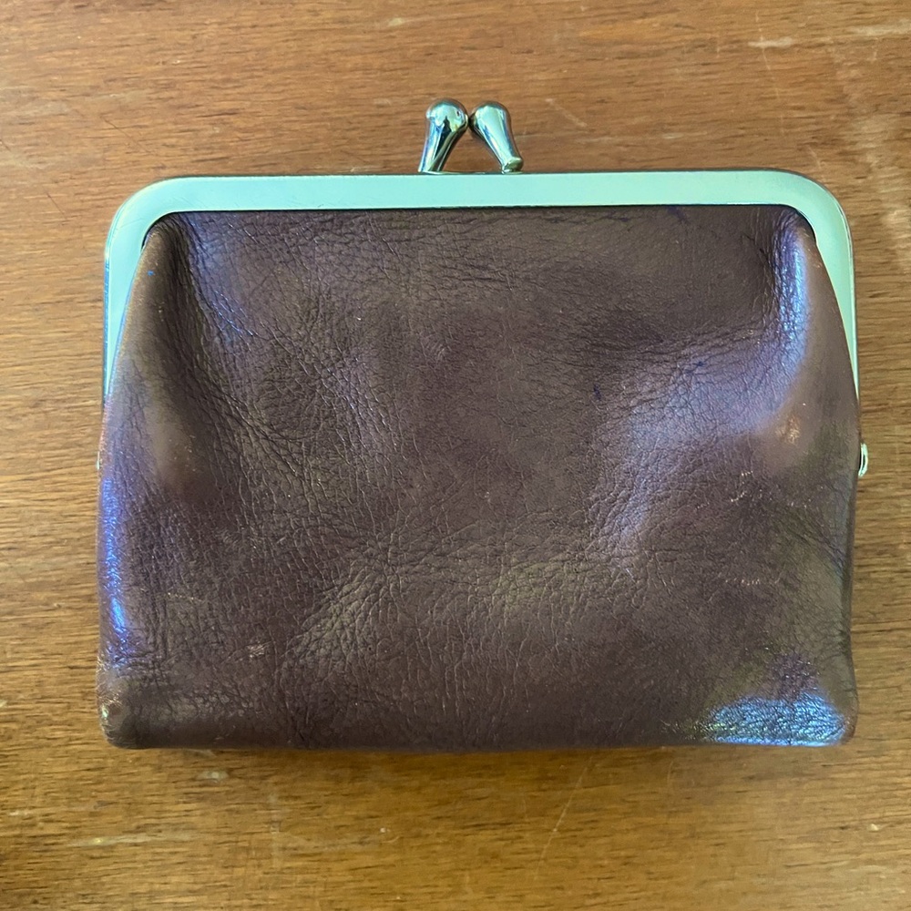 HOBO Brown Leather Wallet